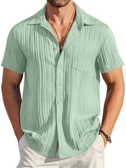 🏆 Limited-Time Flash Sale ⚡ (Buy 1 Get 1 Free) – Selling Fast – 💥 Men's Casual Short-Sleeve Shirt