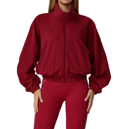 🔥2025 NEWS Women's Sports Jacket Hooded Long Sleeve Zipper Quick Dry Nylon Spandex Blend Yoga Running Outdoor Activities