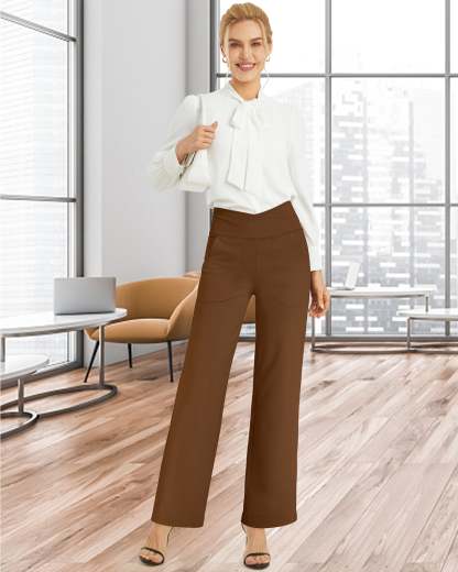 🔥Wide Leg High-Waist Casual Pants 31