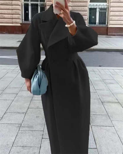 🔥Lapel lantern vintage wool coat
