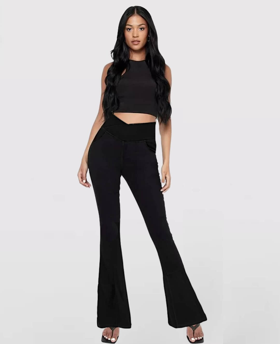 🔥Stretchy Jeans High Waisted Crossover