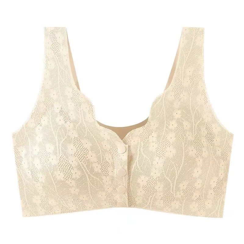 Front-Open Wire-Free Bra for Middle-Aged and Elderly
