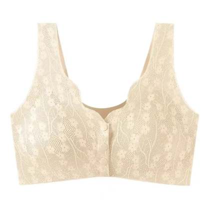 Front-Open Wire-Free Bra for Middle-Aged and Elderly