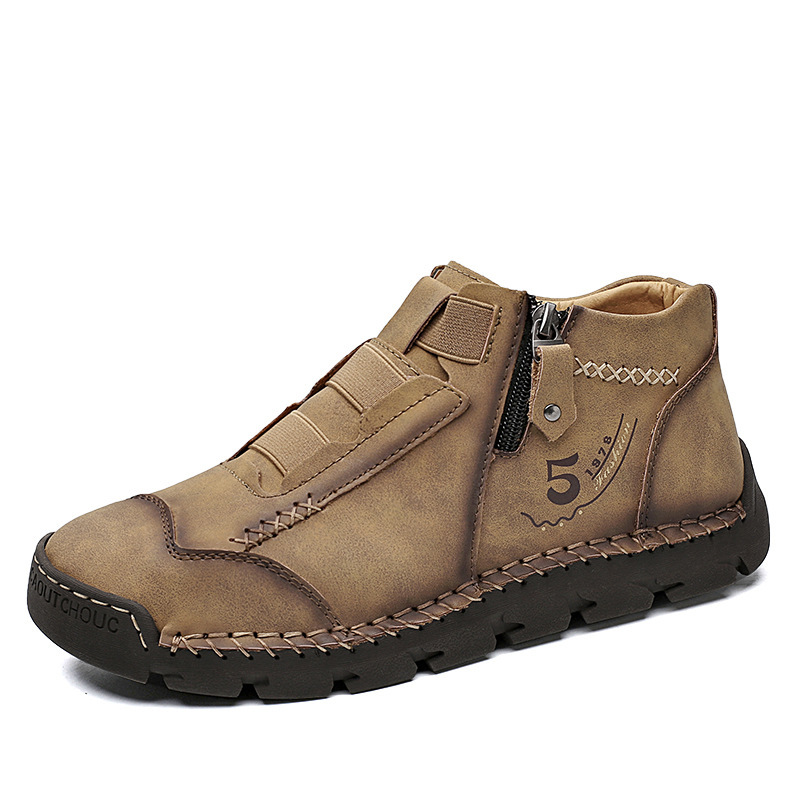 ReliefFoot™ Men's Vintage Casual Soft And Breathable Cowhide Leather Boots