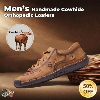 Leather Orthopedic Shoes Men Leather Winter Boots