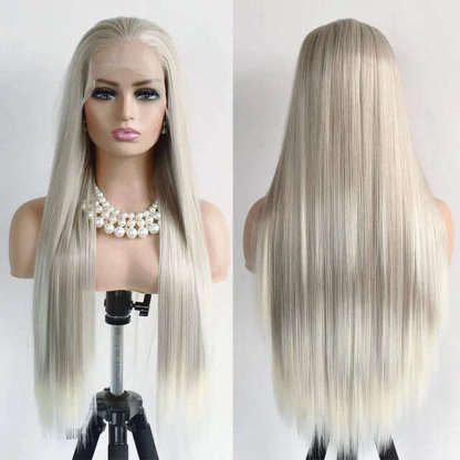 55 long, straight natural wigs, everyday fashion details