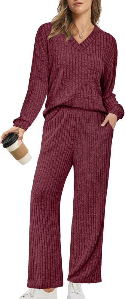 🔥Fall Outfits for Women 2025 Vacation Matching Sweater Lounge Sets (S-2XL)