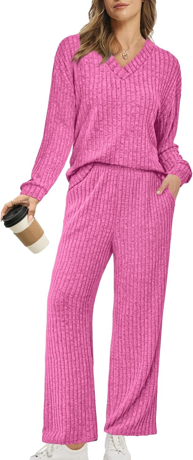 🔥Fall Outfits for Women 2025 Vacation Matching Sweater Lounge Sets (S-2XL)