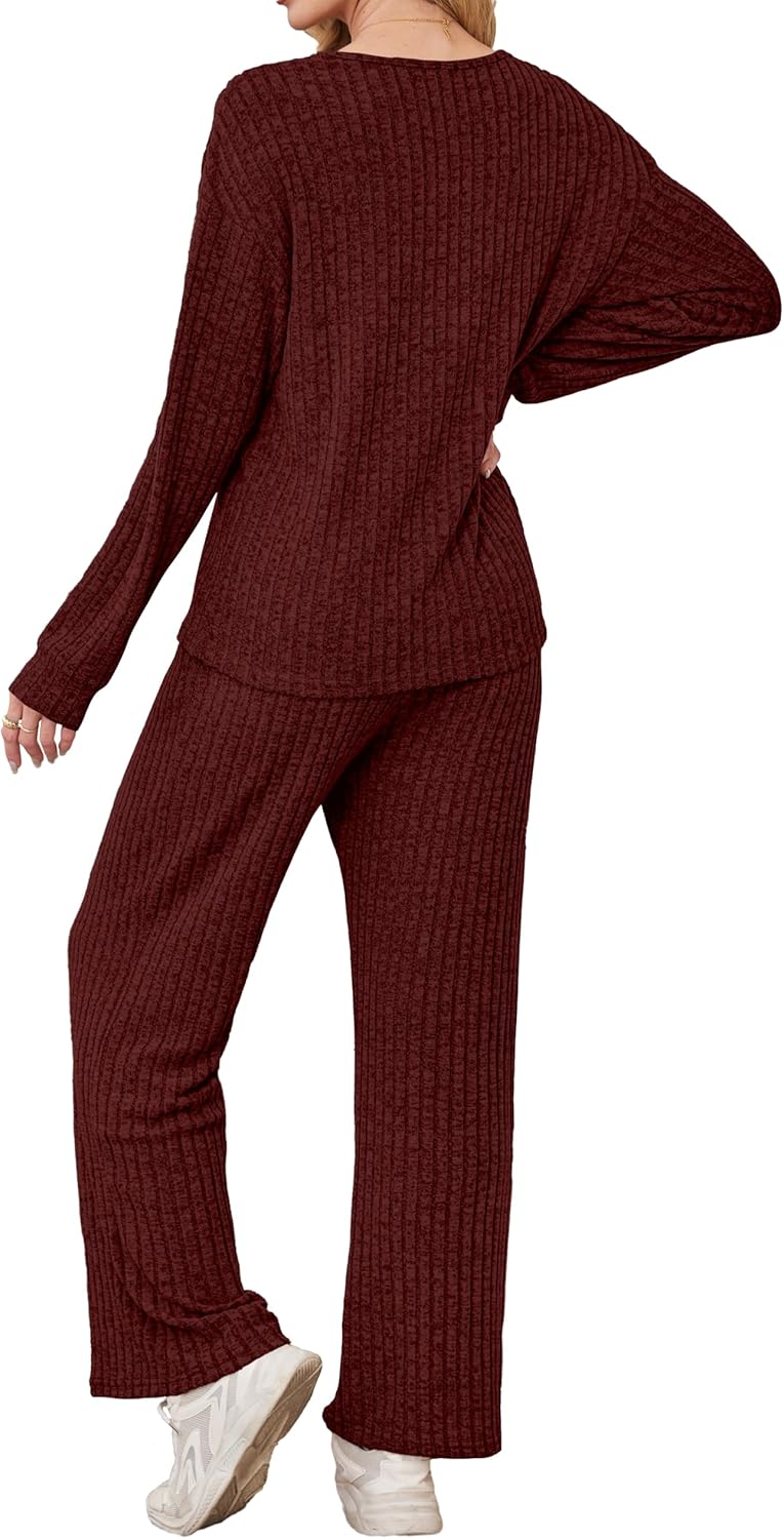 🔥Fall Outfits for Women 2025 Vacation Matching Sweater Lounge Sets (S-2XL)