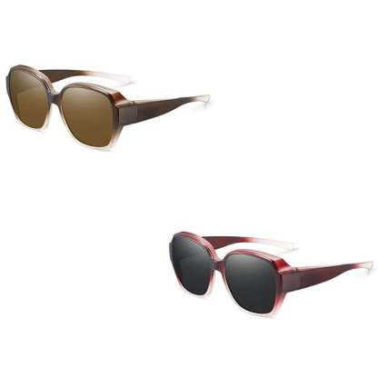 🎉Buy 1, Get 1 Free😎New trendy 2026 round cat-eye sunglasses—polarized with UV400 protection🕶️
