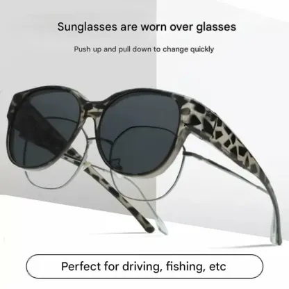🎉Buy 1, Get 1 Free😎New trendy 2026 round cat-eye sunglasses—polarized with UV400 protection🕶️