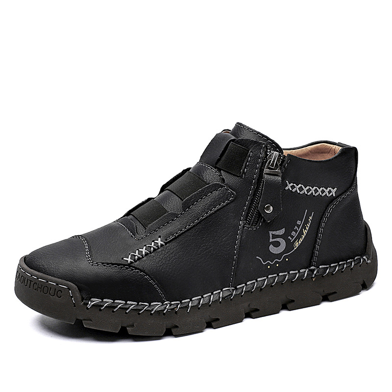 ReliefFoot™ Men's Vintage Casual Soft And Breathable Cowhide Leather Boots