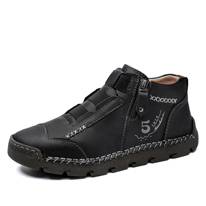 ReliefFoot™ Men's Vintage Casual Soft And Breathable Cowhide Leather Boots