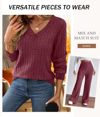🔥Fall Outfits for Women 2025 Vacation Matching Sweater Lounge Sets (S-2XL)
