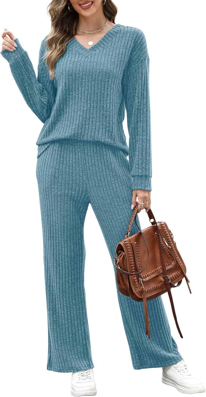 🔥Fall Outfits for Women 2025 Vacation Matching Sweater Lounge Sets (S-2XL)