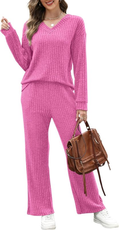 🔥Fall Outfits for Women 2025 Vacation Matching Sweater Lounge Sets (S-2XL)