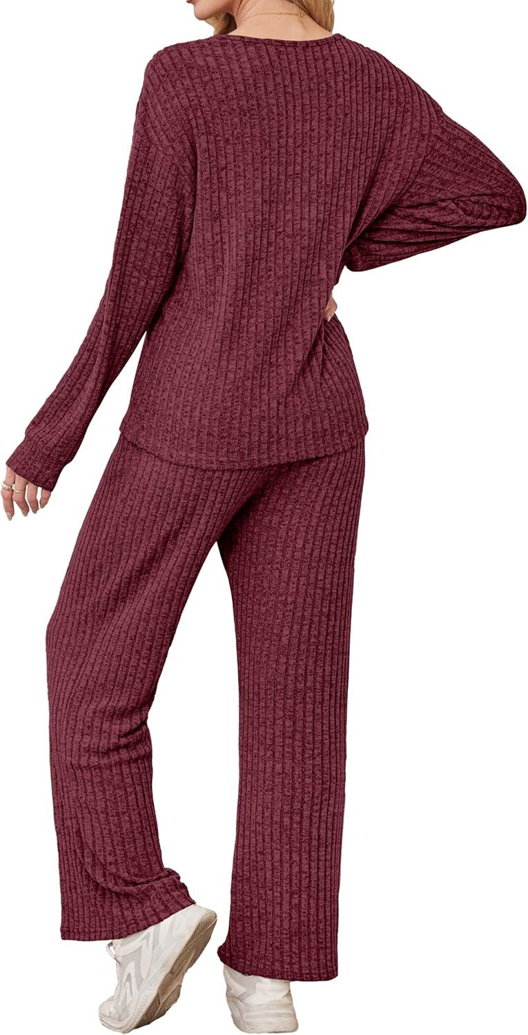 🔥Fall Outfits for Women 2025 Vacation Matching Sweater Lounge Sets (S-2XL)