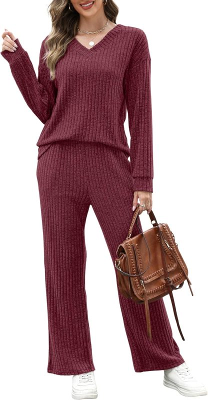 🔥Fall Outfits for Women 2025 Vacation Matching Sweater Lounge Sets (S-2XL)