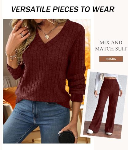 🔥Fall Outfits for Women 2025 Vacation Matching Sweater Lounge Sets (S-2XL)
