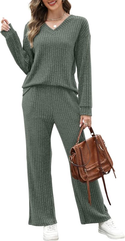 🔥Fall Outfits for Women 2025 Vacation Matching Sweater Lounge Sets (S-2XL)