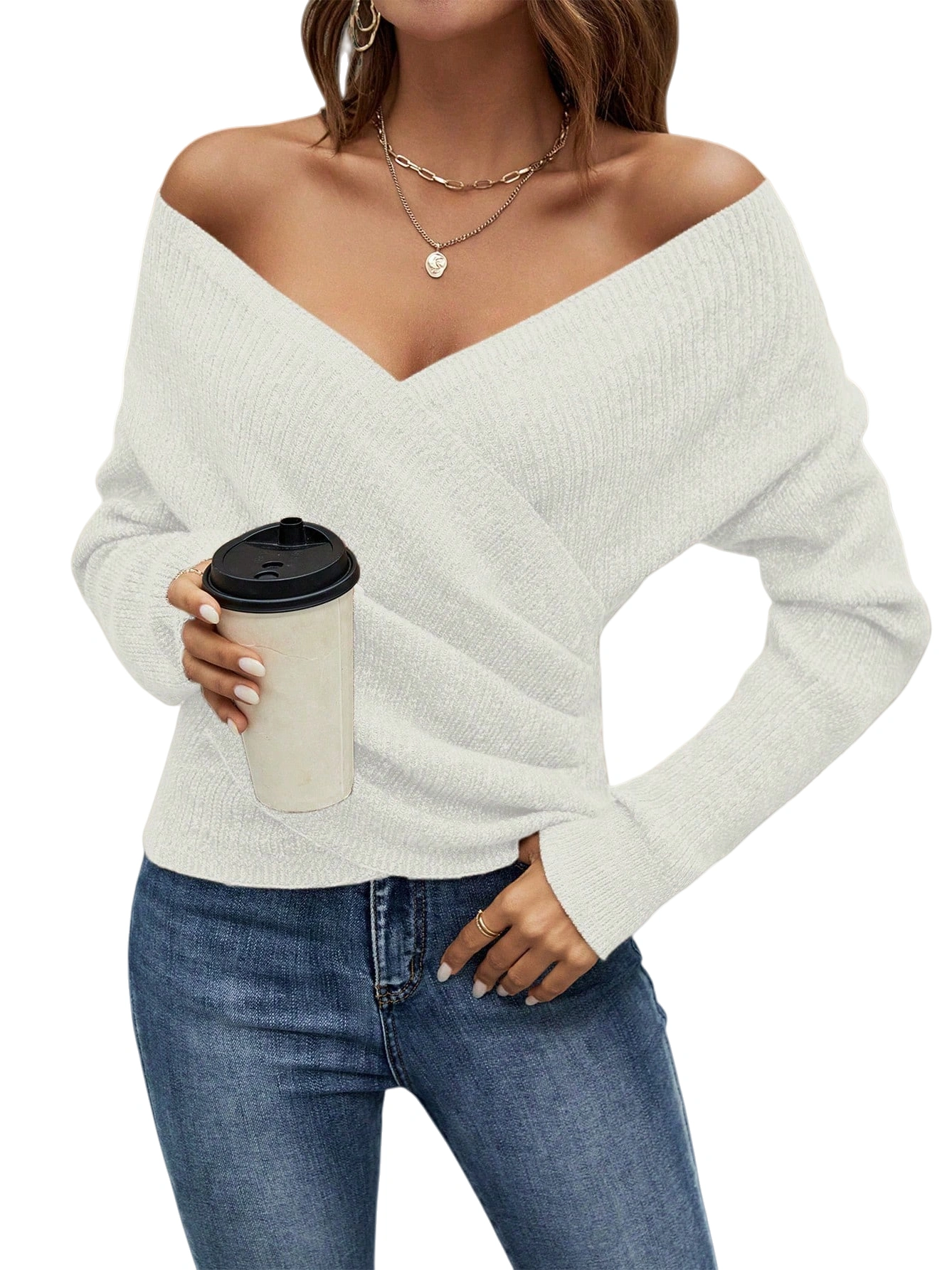 🔥Elegant Women's Casual Knit Sweater - suitable for Spring and Autumn Wear