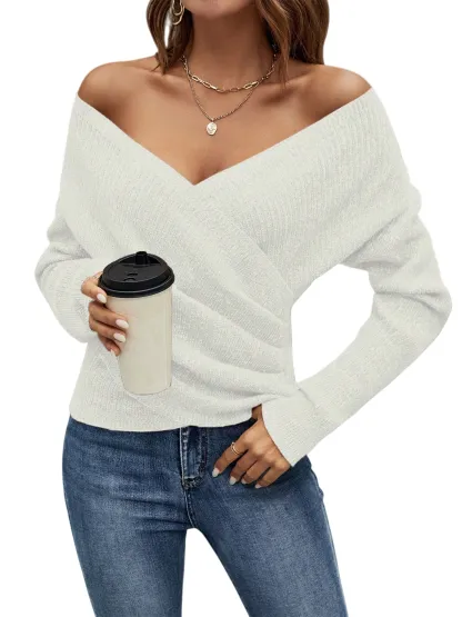 🔥Elegant Women's Casual Knit Sweater - suitable for Spring and Autumn Wear