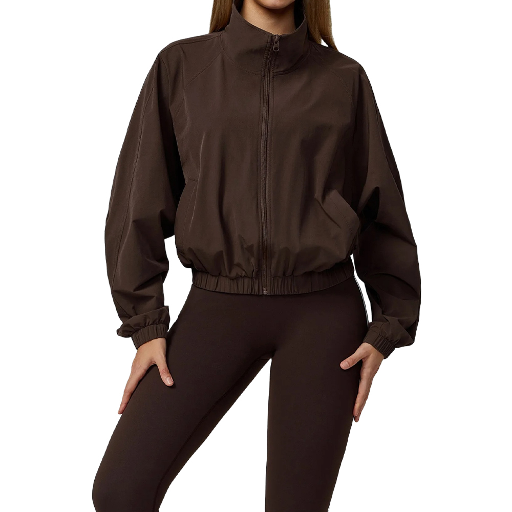 🔥2025 NEWS Women's Sports Jacket Hooded Long Sleeve Zipper Quick Dry Nylon Spandex Blend Yoga Running Outdoor Activities