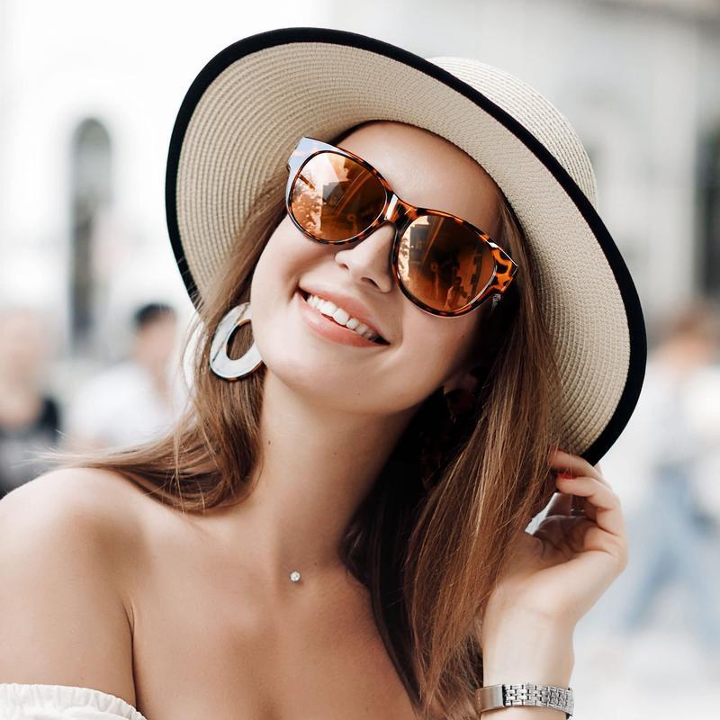 🎉Buy 1, Get 1 Free😎New trendy 2026 round cat-eye sunglasses—polarized with UV400 protection🕶️