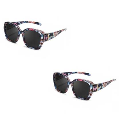 🎉Buy 1, Get 1 Free😎New trendy 2026 round cat-eye sunglasses—polarized with UV400 protection🕶️