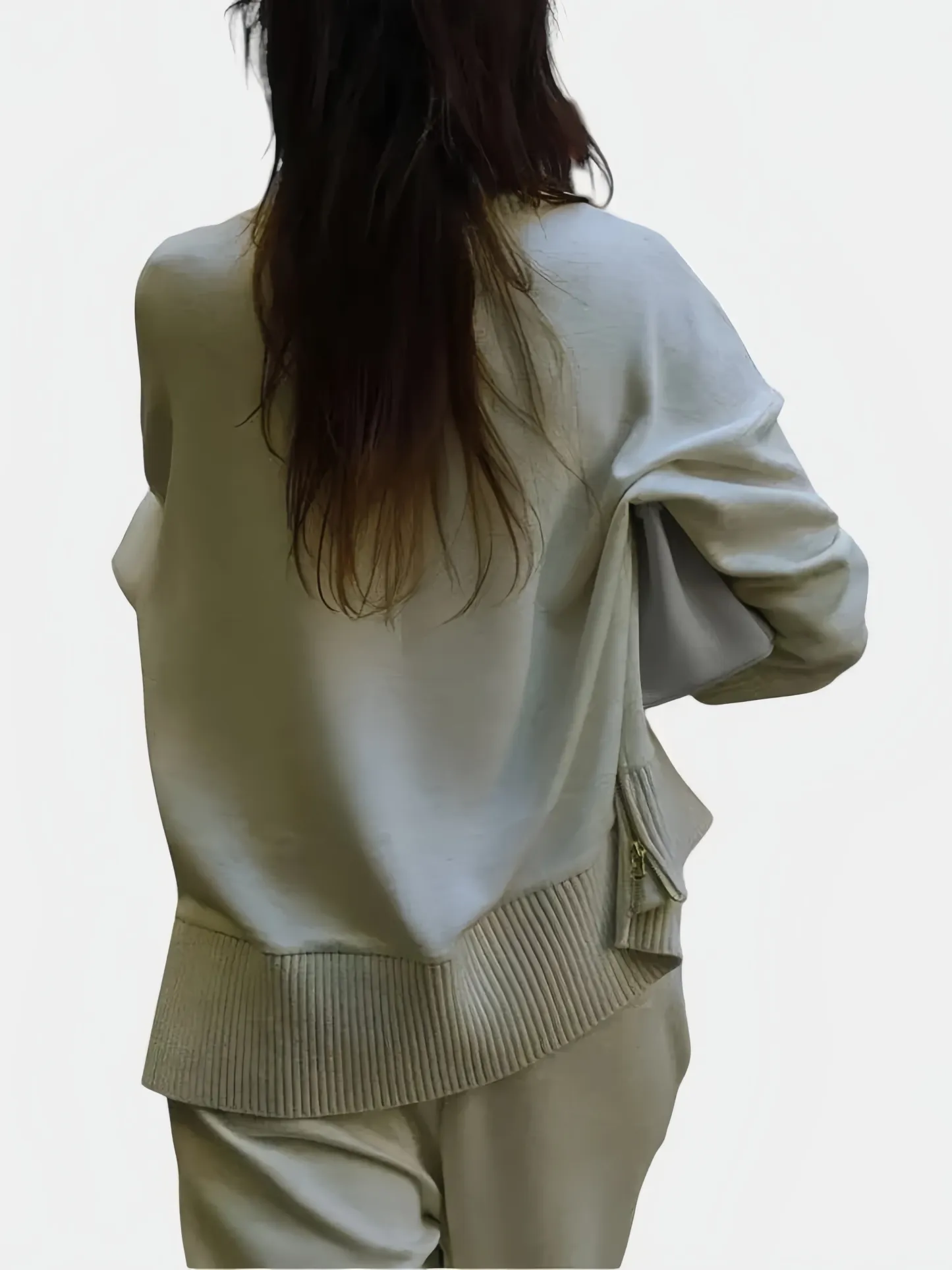 Urban Minimalist Oversized Sweatshirt & Wide-Leg Pants Co-ord Set