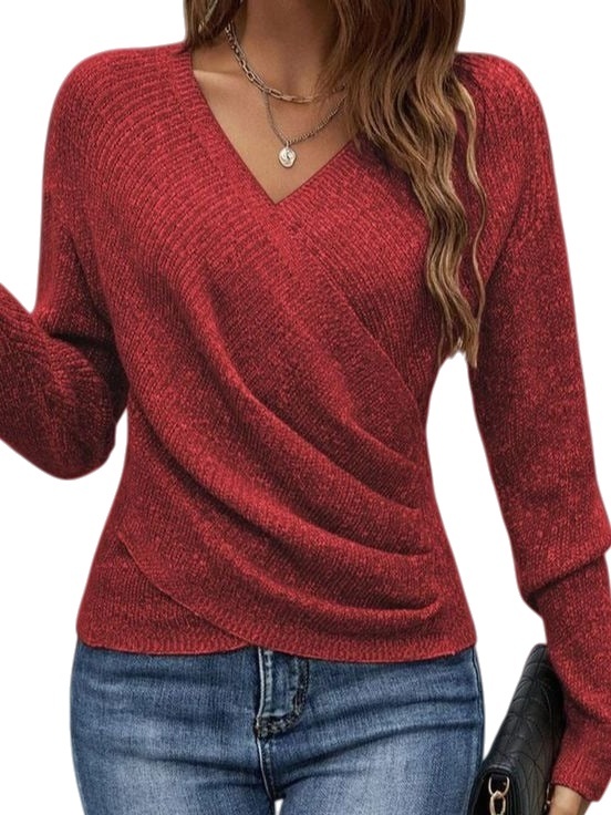 🔥Elegant Women's Casual Knit Sweater - suitable for Spring and Autumn Wear
