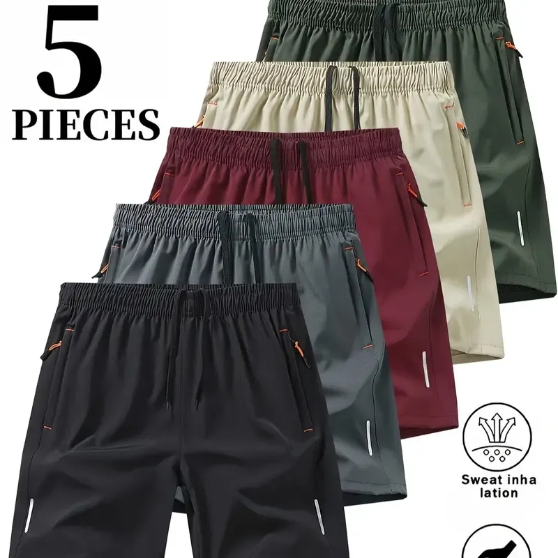🎉 Men's 5-Pack Quick-Dry Shorts