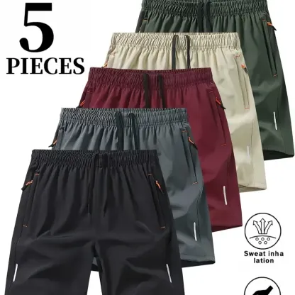 🎉 Men's 5-Pack Quick-Dry Shorts