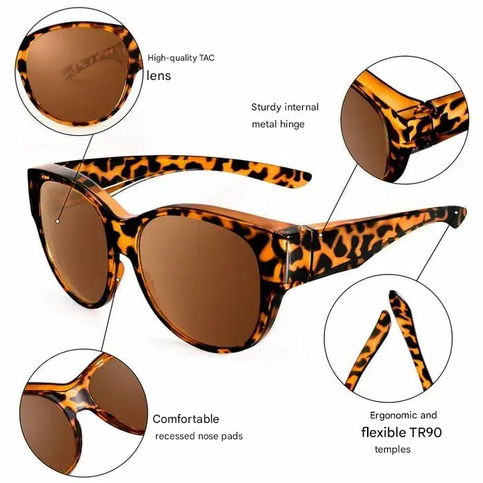 🎉Buy 1, Get 1 Free😎New trendy 2026 round cat-eye sunglasses—polarized with UV400 protection🕶️