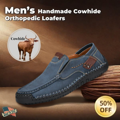 ⏰Christmas sale 50% OFF 🔥 Men's Handmade Genuine Leather Slip-On Loafers