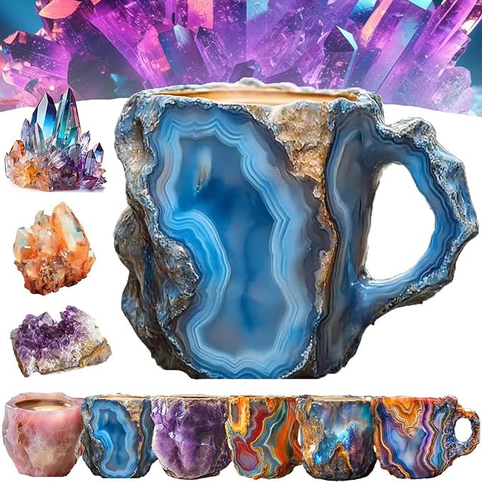 🔥Last 4 hours 52% OFF -🥃2024 New Mineral Crystal Coffee Mugs