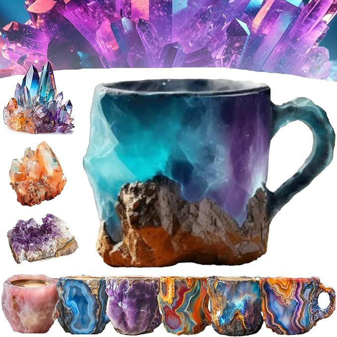 🔥Last 4 hours 52% OFF -🥃2024 New Mineral Crystal Coffee Mugs