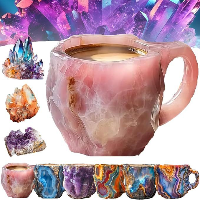 🔥Last 4 hours 52% OFF -🥃2024 New Mineral Crystal Coffee Mugs