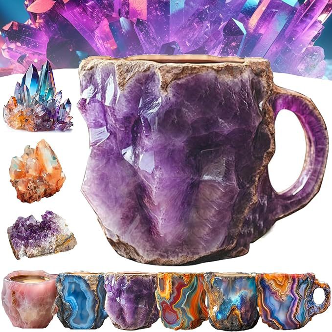 🔥Last 4 hours 52% OFF -🥃2024 New Mineral Crystal Coffee Mugs