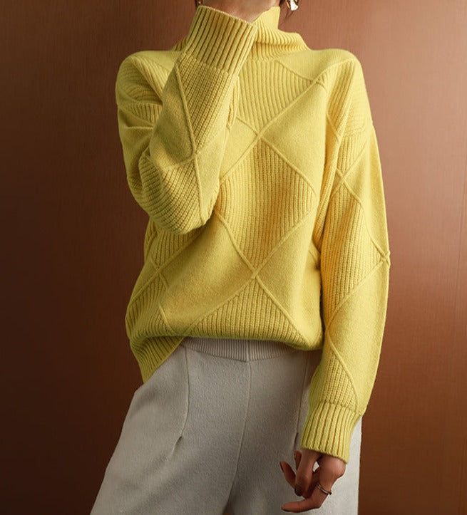 KASCHMIR - Cozy sweater with turtleneck