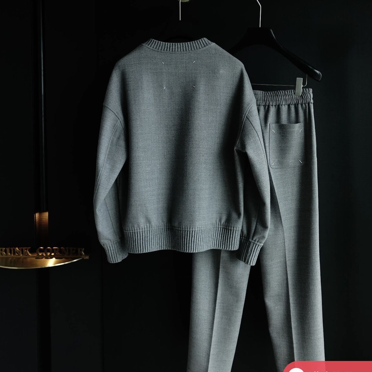 🔥Black Friday 50% off-Crew neck knit sweatshirt casual set (top + pants)