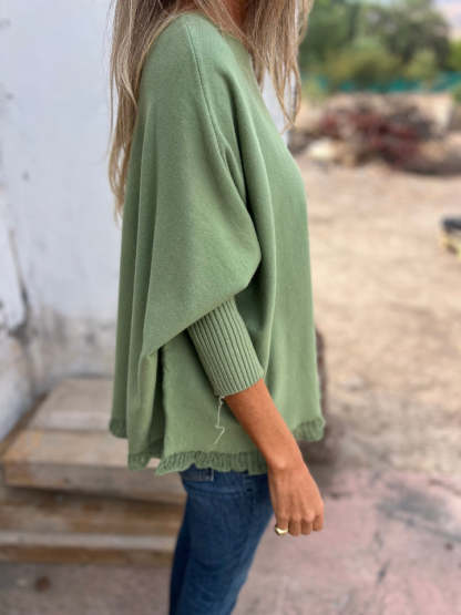 Women's Cashmere Fringe Sweater