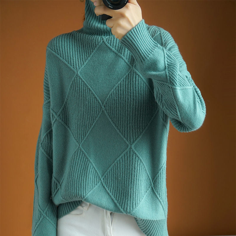 KASCHMIR - Cozy sweater with turtleneck