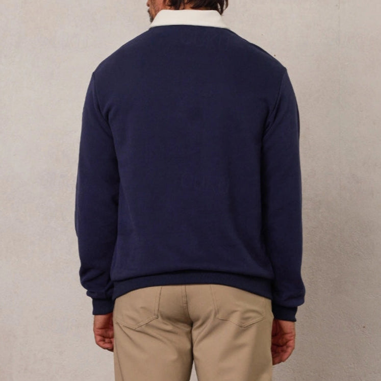 Men's Lightweight and Comfortable Cashmere Business Polo Shirt