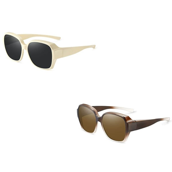 🎉Buy 1, Get 1 Free😎New trendy 2026 round cat-eye sunglasses—polarized with UV400 protection🕶️