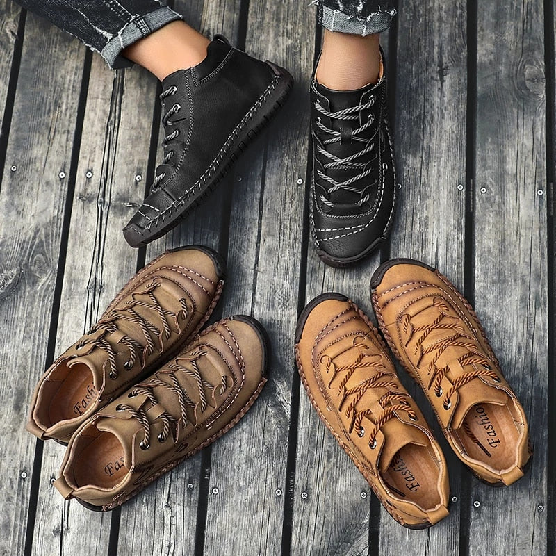 ⏰Promotion - 70% OFF🔥Soft Leather Vintage Orthotic Shoes for Men