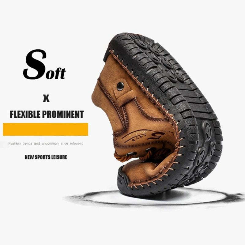 ⏰Promotion - 70% OFF🔥Soft Leather Vintage Orthotic Shoes for Men