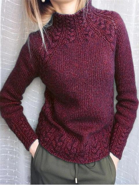 🔥Women's Autumn and Winter Cashmere Comfort Pullover