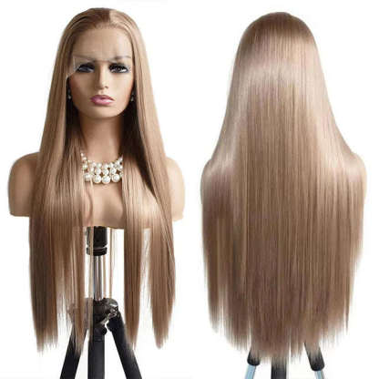55 long, straight natural wigs, everyday fashion details