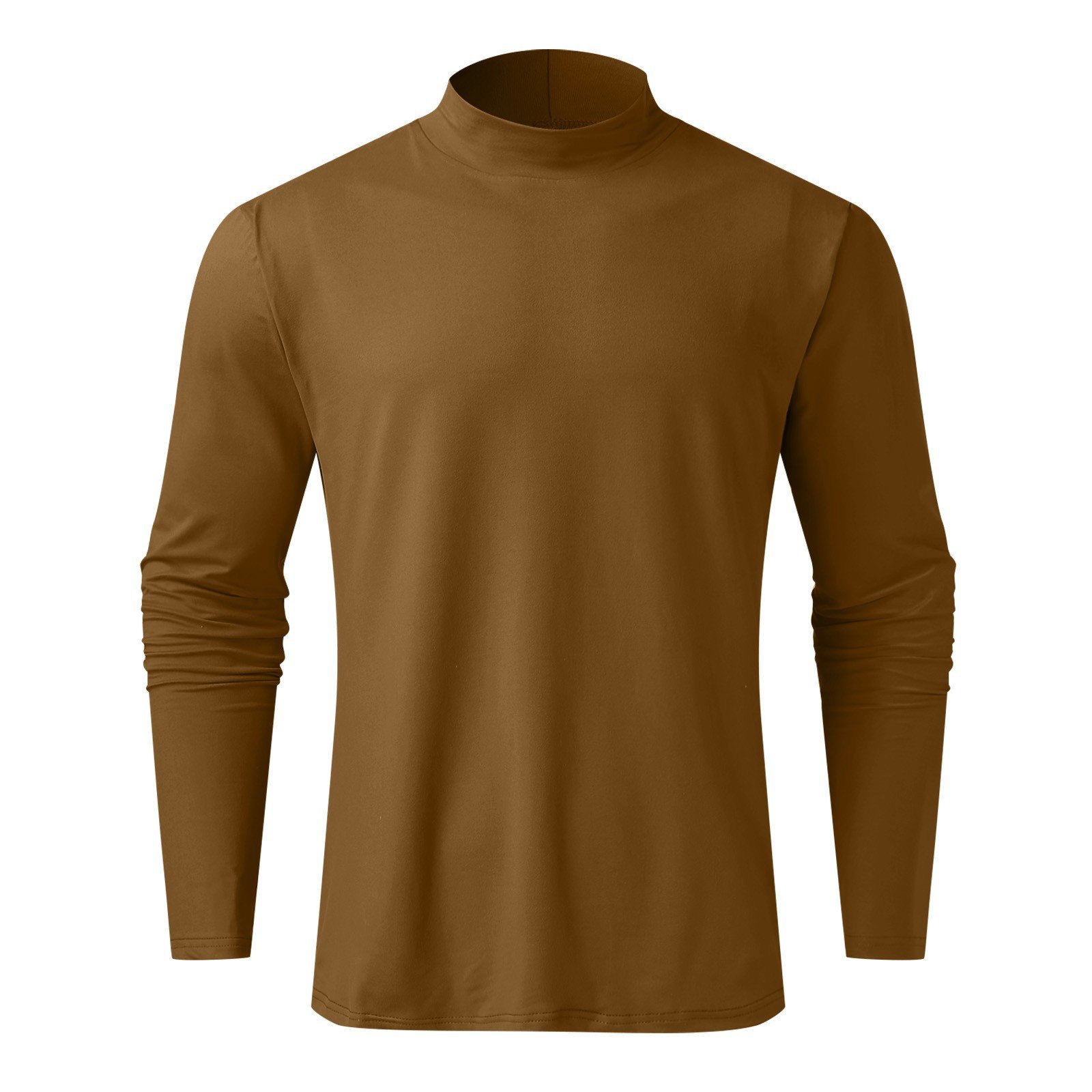🔥Mens High Neck Slim Fit Long Sleeve T-shirt